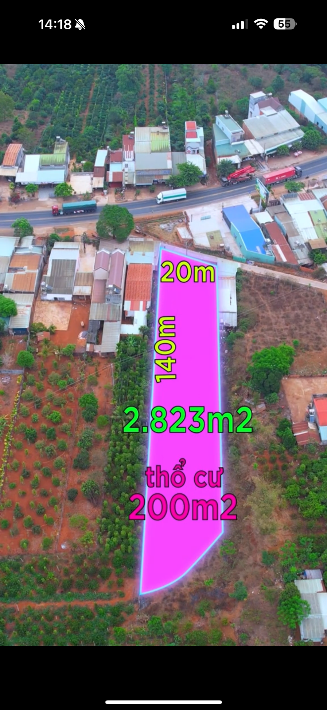 Bán đất 2823m² giá 3.3 tỷ tại Xã Ia Băng Huyện Chư Prông