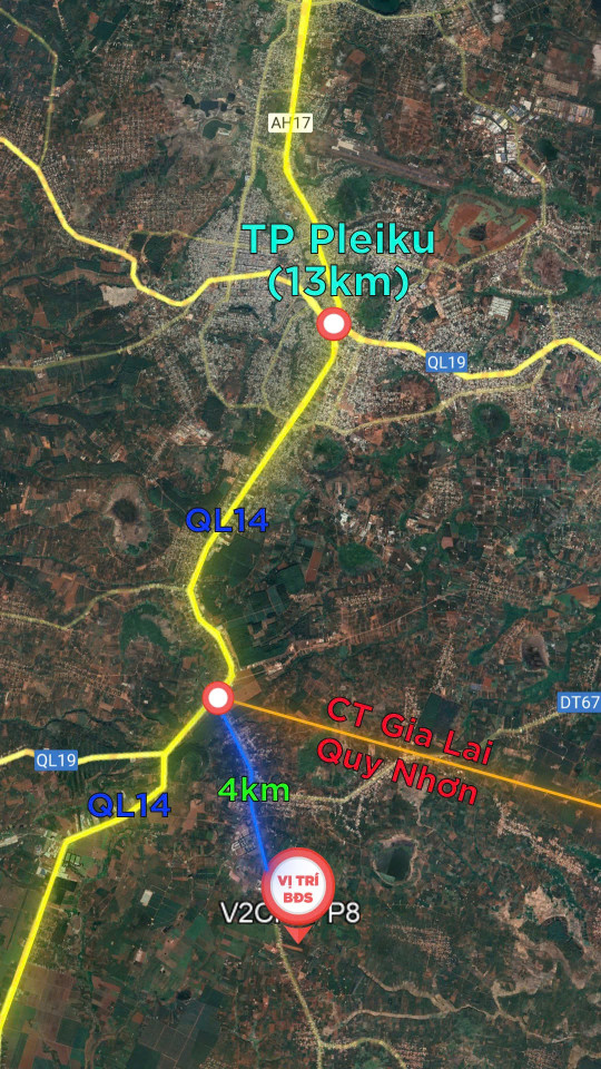 Bán đất 40000m² giá 12 tỷ tại Xã Ia Băng Huyện Đăk Đoa