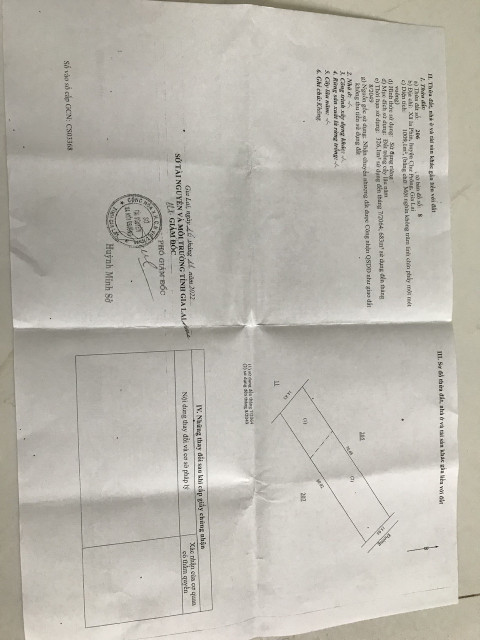 CHÍNH CHỦ CẦN BÁN GẤP MẢNH ĐẤT Ở IA PHÌN, CHƯ PRONG, GIA LAI
DT: 1003,2 M2 và 1009,1 M2, GIÁ 1 TỶ 8 THƯƠNG LƯỢNG