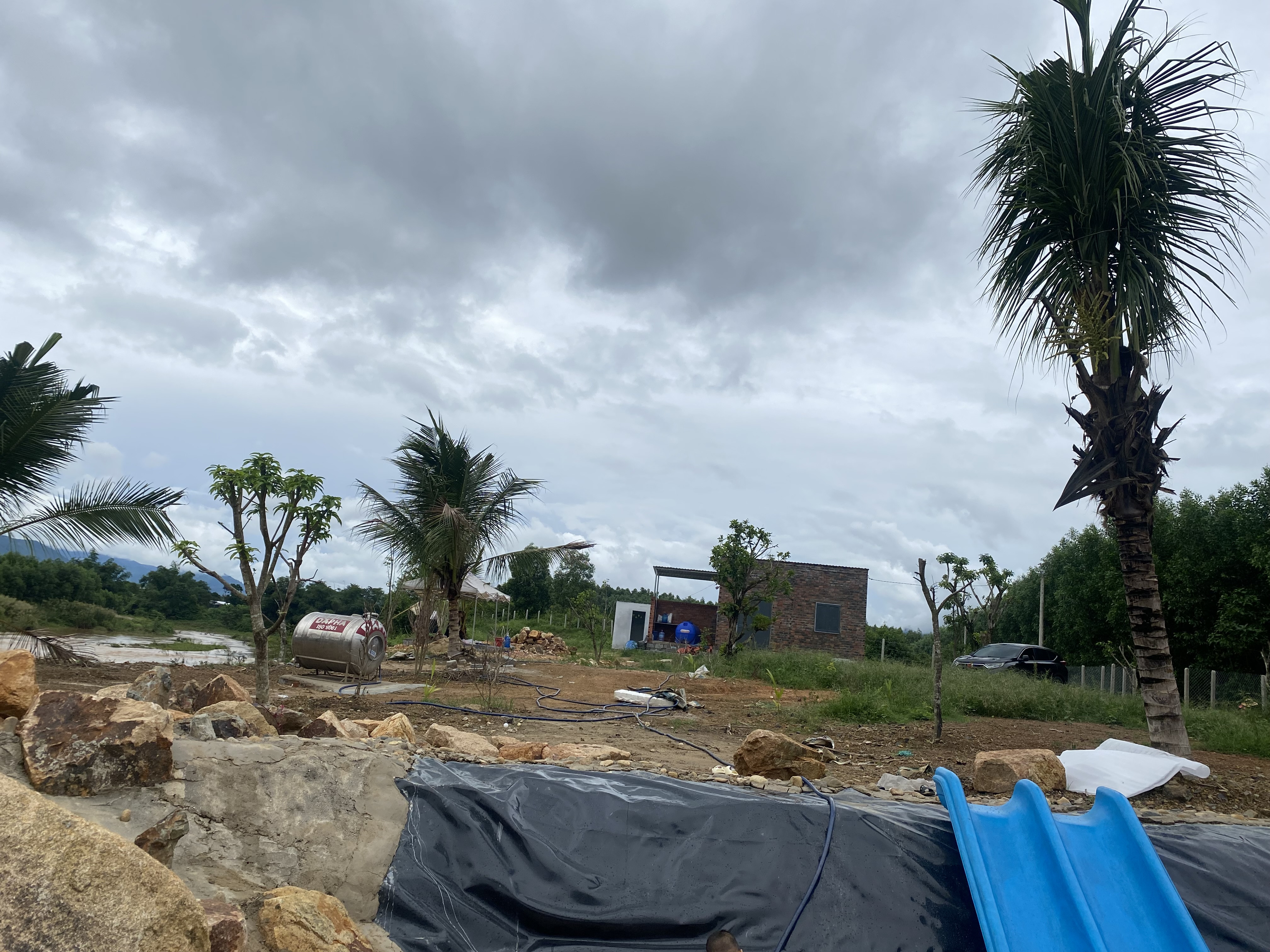 bán lô đất làm farm, ven sông chò