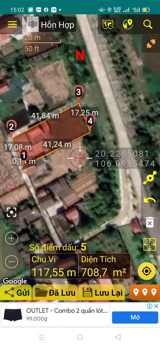 Bán  đất thổ cư 710m² tại, Xã Khánh Tiên, Huyện Yên Khánh, Ninh Bình giá 3.5 tỷ