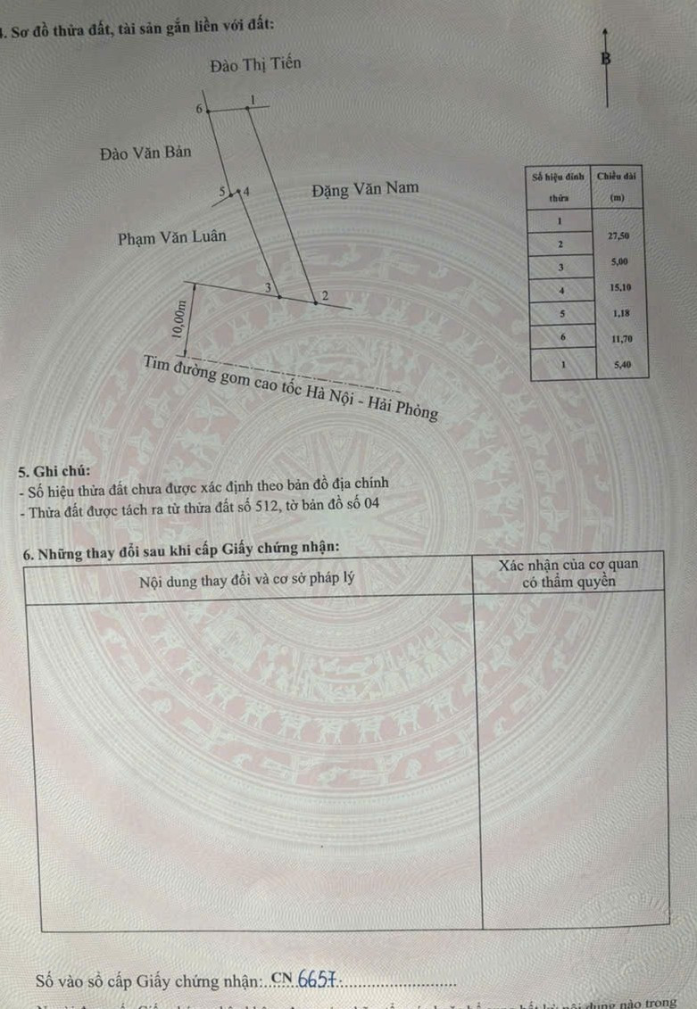 Bán đất 136m² và 132m2 full thổ cư ngang 10m tại Xã Kiến Thụy (ven đường cao tốc Thuận Thiên cũ)