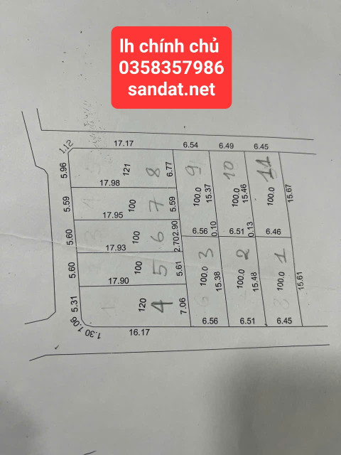 Bán đất 100m² ngang 6.51m giá 2.1 tỷ Xã Kim Anh
