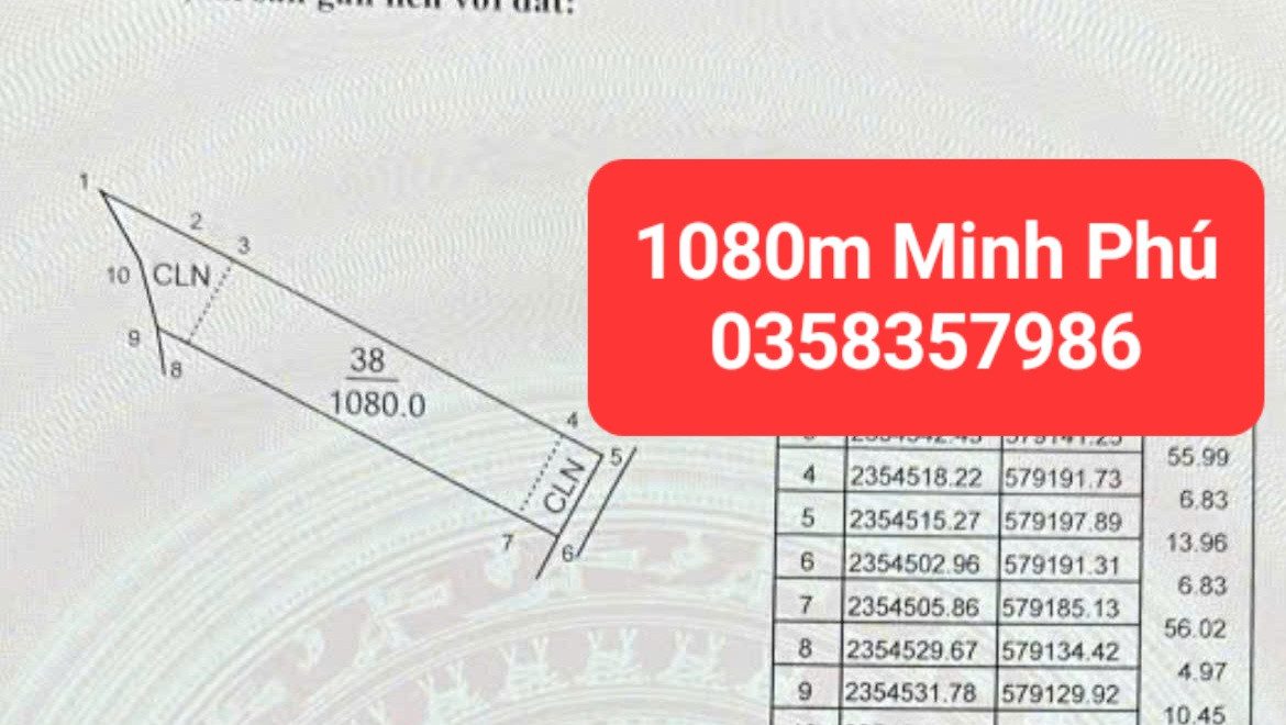 Bán đất 1080m² có sẵn 400m² thổ cư ngang 13.96m giá 18.45 tỷ tại Xã Kim Anh