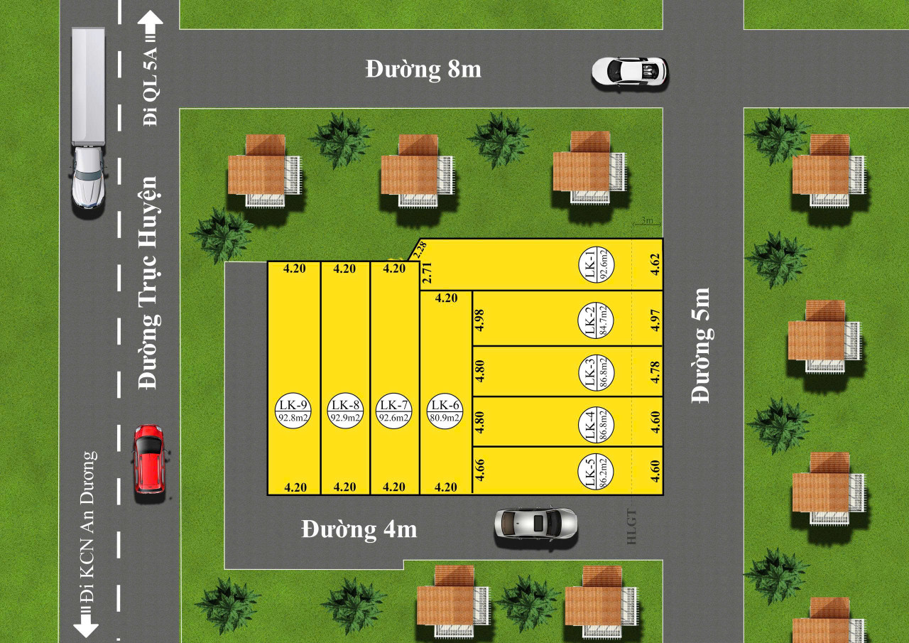 Bán đất Phú Thái, Hải Phòng gần trục đường huyện cách KCN An Dương 6km