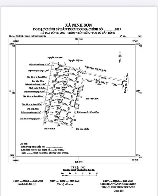 Bán đất 63m² 415 triệu tại Kỳ Sơn Thuỷ Nguyên. liên hệ 0362558882