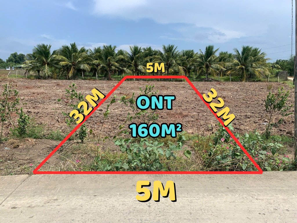 Bán đất thổ cư MT nguyễn văn thọ 4m 5x32 giá 650tr Lạc Tấn Tân Trụ Long An