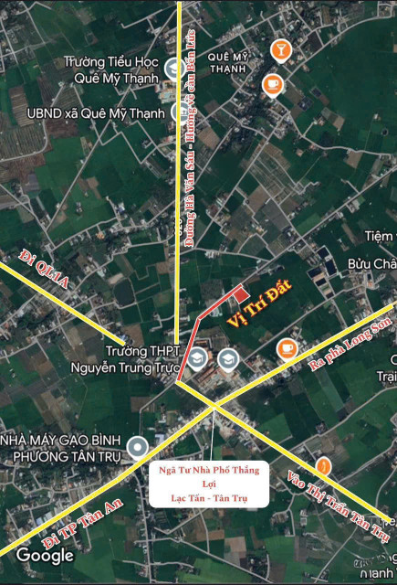 Đất thổ cư ngay Trung Tâm Ngã 4 lạc tấn 5x25 đến 5x35 giá 540tr đến 690tr