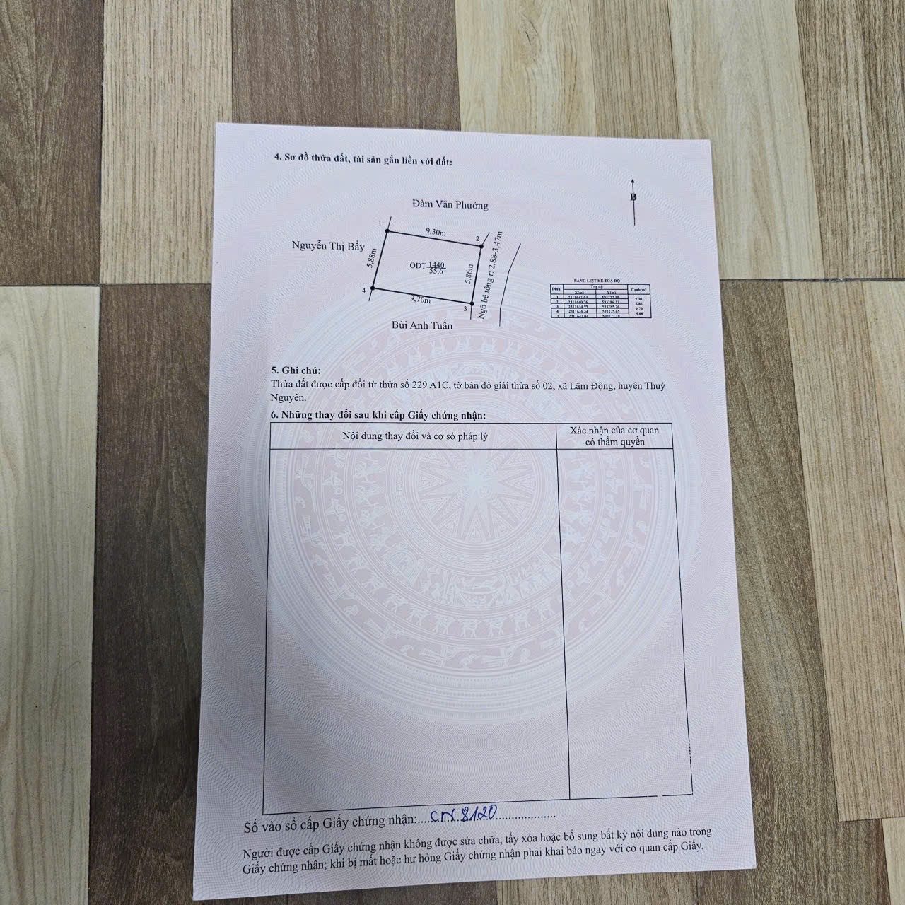 Bán 55.6 m Sú 1 Lâm Động đường ô tô thông.Cách đường quy hoạch 36 chỉ 50 m. L/h:076.231.9990 Thúy