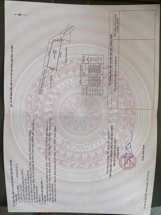 Bán lô đất đẹp tại thôn sú 1 lâm động giá tốt nhất khu vực hiện tại. Lh ngay: 0382341632 em Liên