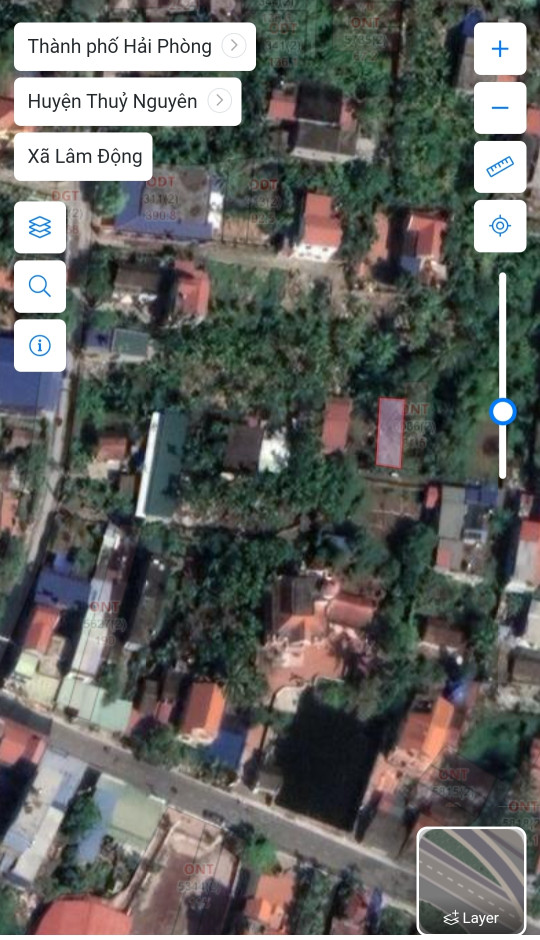 Bán đất 69m² 1.35 tỷ tại Xã Lâm Động Huyện Thuỷ Nguyên. ngõ mining. liên hệ 0362558882