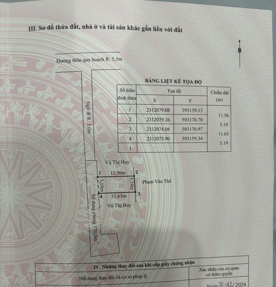Bán đất 60.4m² ngang 5,19m giá 1.15 tỷ tại Lâm Động Thuỷ Nguyên. liên hệ 0362558882