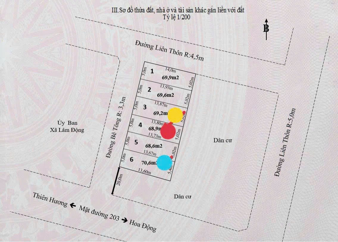 Bán đất 68.8m² ngang 5m giá 2.05 tỷ tại Lâm Động Thuỷ Nguyên. liên hệ 0362558882
