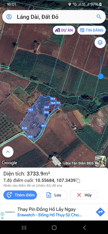 Chủ cần ra gấp miến đất 3500m có 100m thổ cư đất hồng