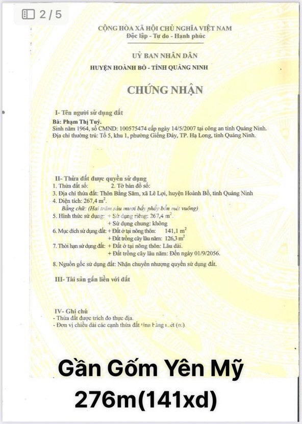 Đất Mặt Đường Chính Xã Lê Lợi