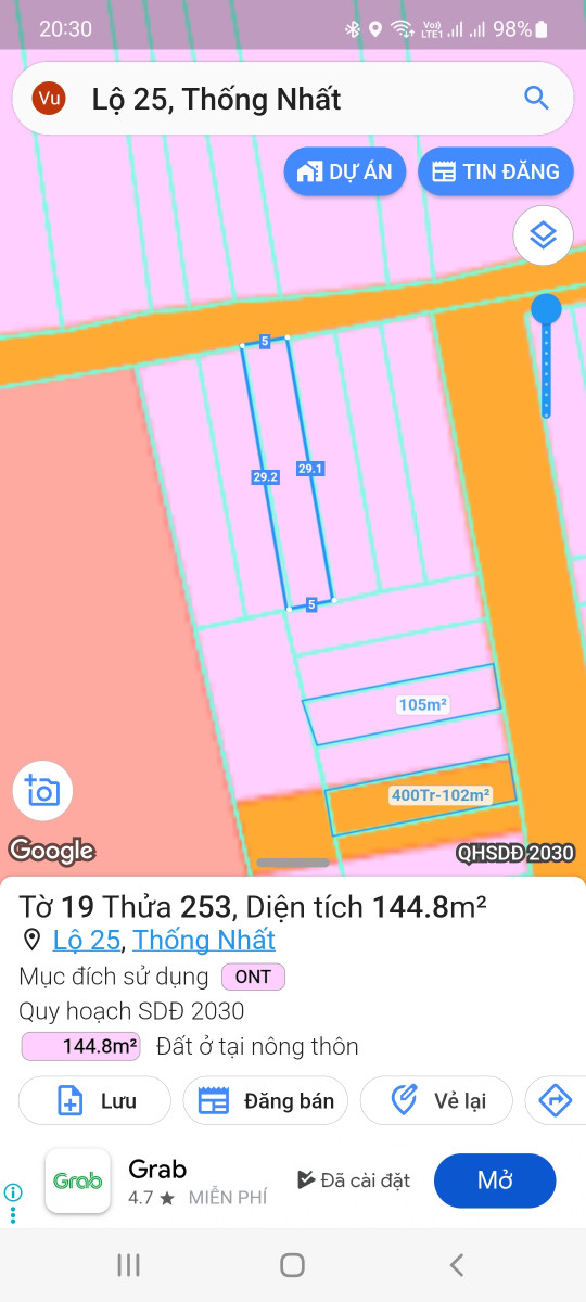 Nhà Đất Xã Lộ 25 Thống Nhất Đồng Nai