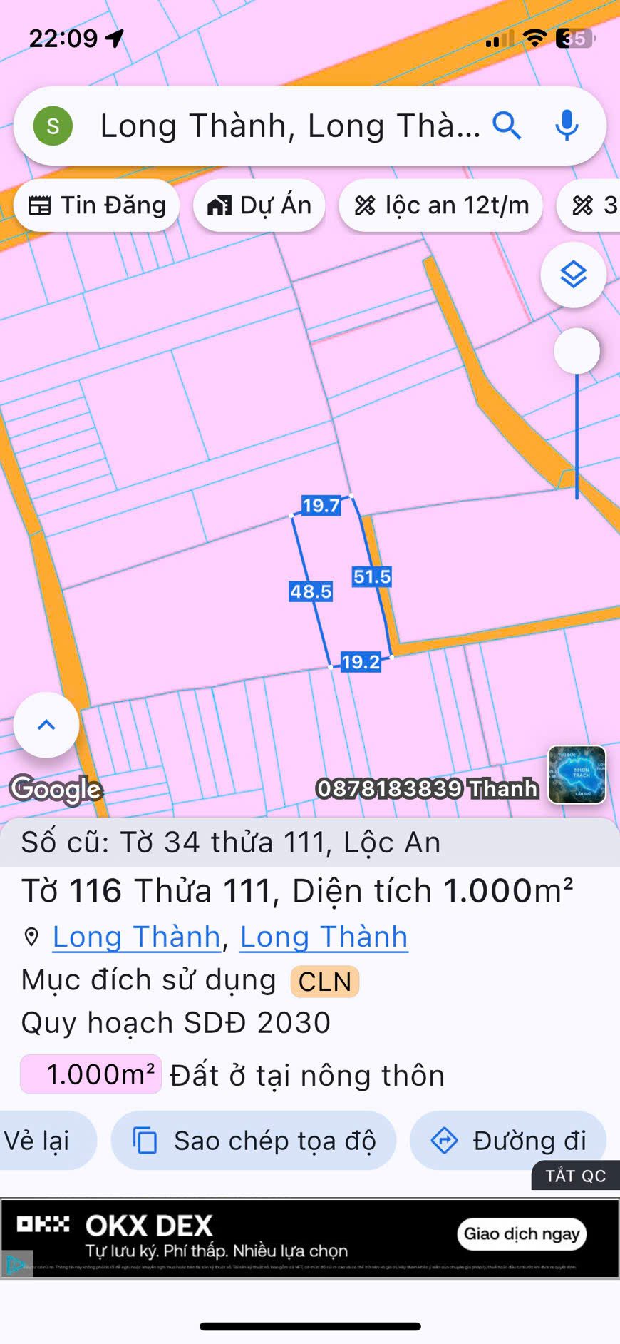 1000M2 LÔ GÓC 2 MẶT TIỀN KHU DÂN CƯ NGAY VÒNG XOAY CAO TỐC LONG THÀNH