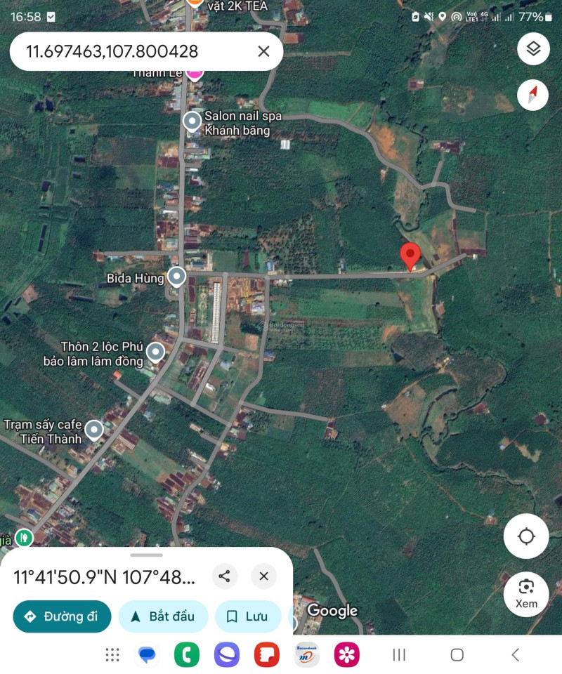 Bán đất xã Lộc Phú