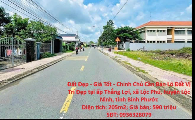 Đất Đẹp - Giá Tốt - Chính Chủ Cần Bán Lô Đất Vị Trí Đẹp tại huyện Lộc Ninh, tỉnh Bình Phước