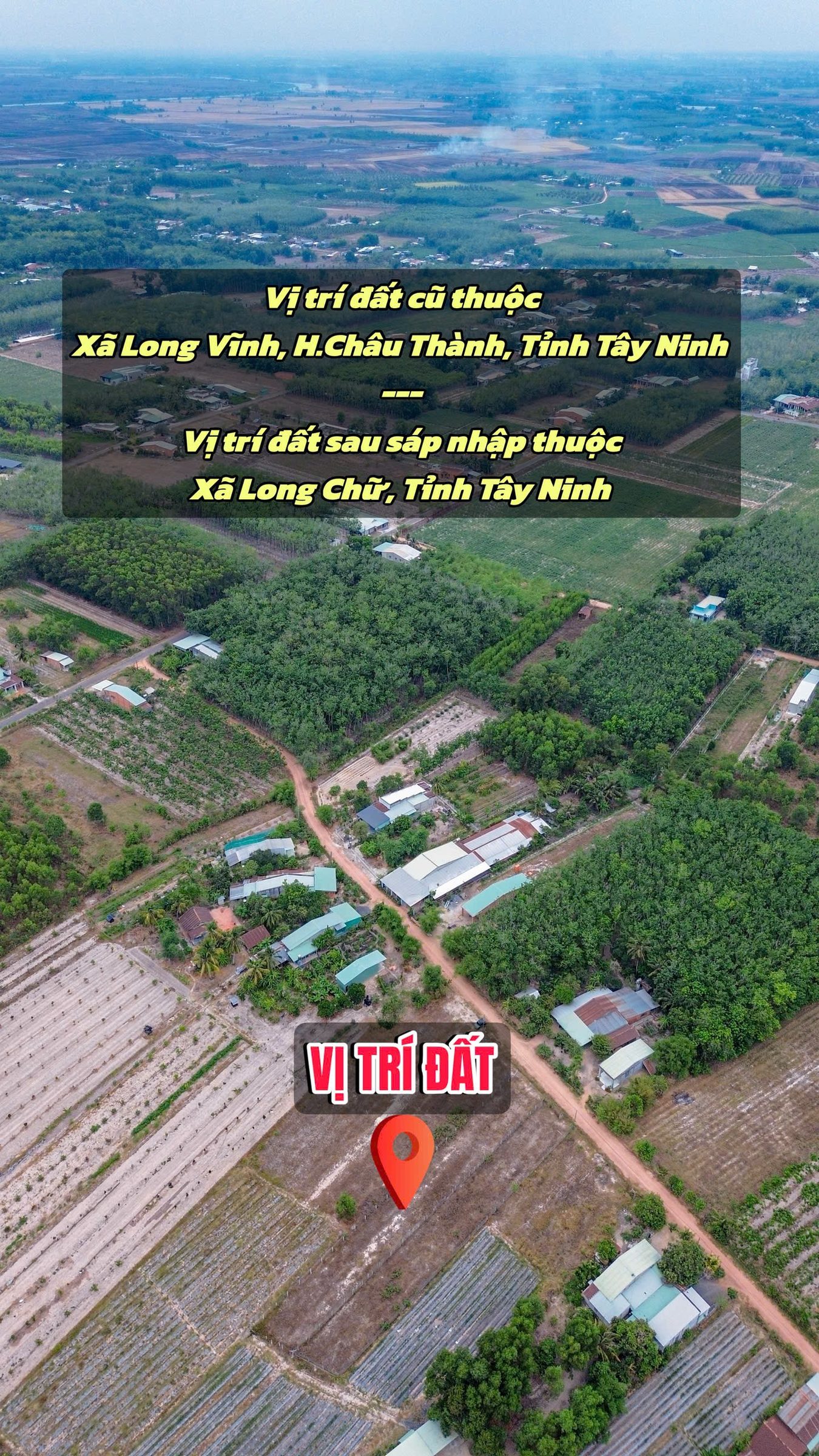 Bán đất 800m² có sẵn 60m² thổ cư ngang 10m giá 799 triệu tại Xã Long Chữ