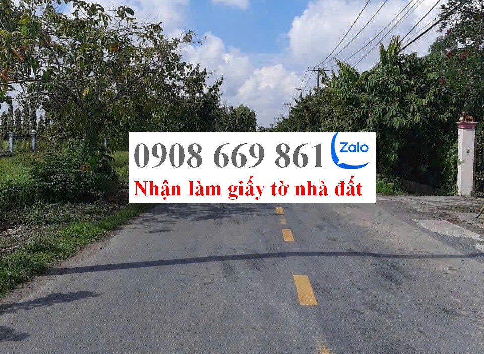 bán đất MT đường 14C . DT 250 m2 . xã long chữ . bến cầu