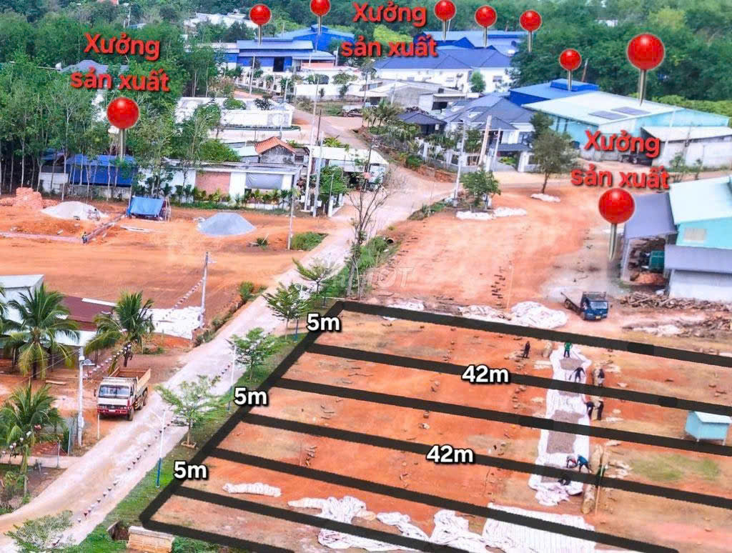Bán đất 211.8m² giá 190 triệu Xã Long Hà