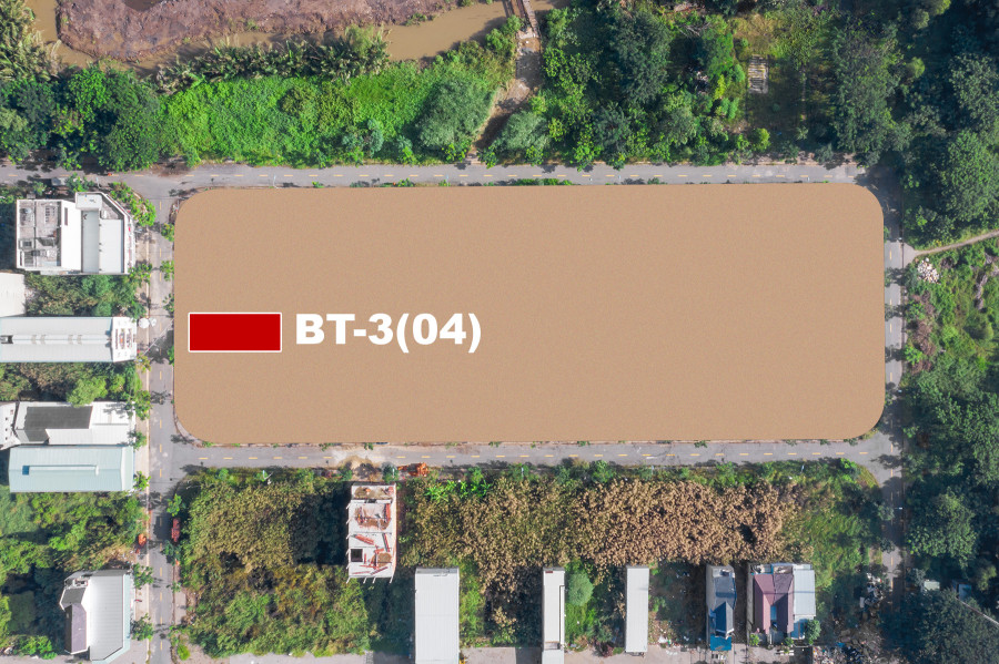SADECO mở bán nền BT3-04 KDC Long Hậu - 202.5m², sổ hồng riêng, giá tốt