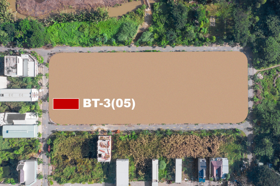 Đất nền biệt thự 202.5m² (BT3-05) KDC Long Hậu - Sổ hồng trao tay - Chính chủ