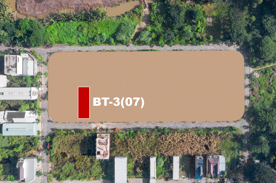 Sổ sẵn - Đất nền (BT3-07) 280m², hướng Nam, đường 12m, KDC Long Hậu