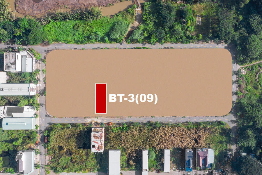Đầu tư đất nền BT3-09 KDC Long Hậu - 280m², hướng Nam, Sổ hồng riêng