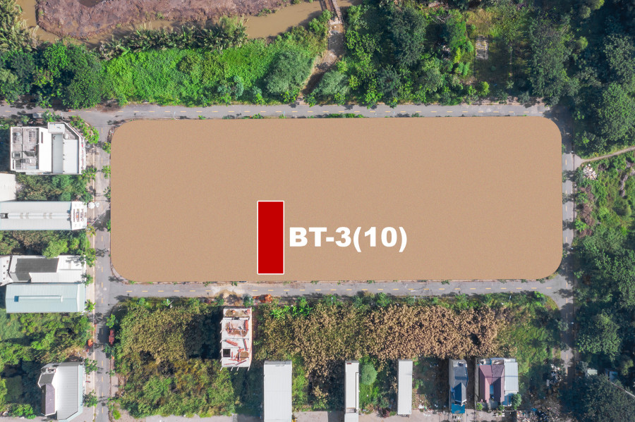 Chuyển nhượng đất biệt thự BT3-10 KDC Long Hậu - 280m2, hướng Nam, giá 18tr/m2