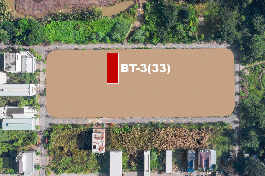 Nền biệt thự BT3-33 đường N14 (12m) dự án KDC Long Hậu