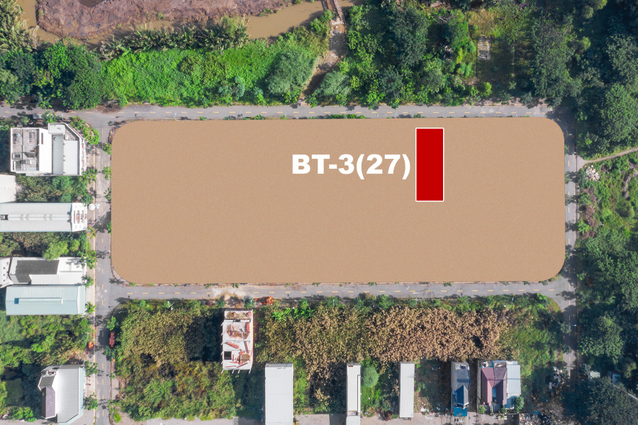 Nền đẹp BT3-27, KDC Long Hậu, Cần Giuộc. DT 280m² pháp lý rõ ràng