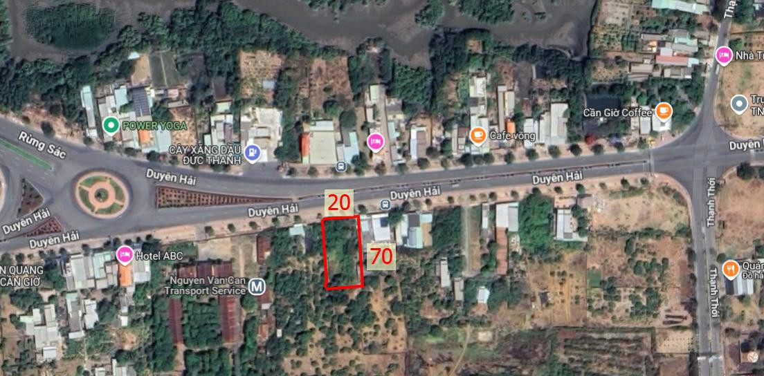 Bán đất 1400m² 49 tỷ tại Xã Long Hòa Huyện Cần Giờ