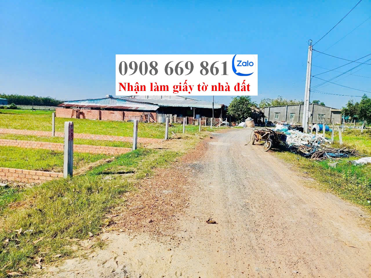 bán đất . DT 230 m2 . xã long khánh . bến cầu
