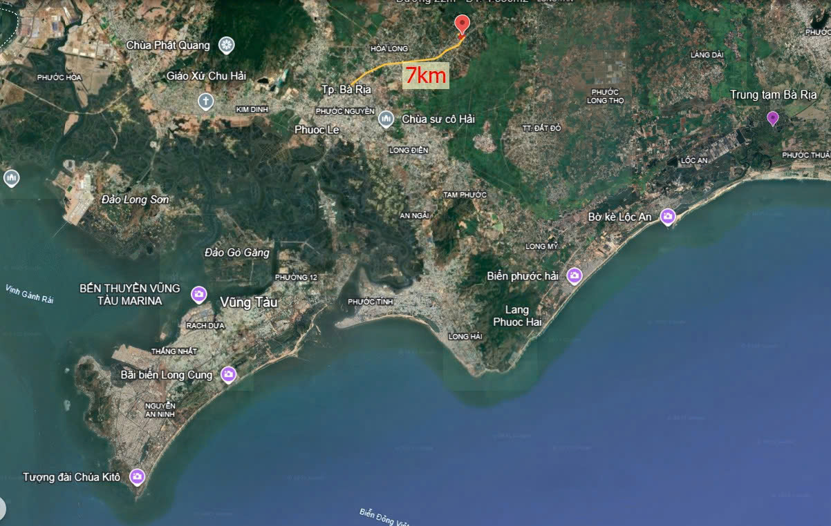 Cần chuyển nhượng lô đất xã Long Phước, Tp. Bà Rịa - Vũng Tàu