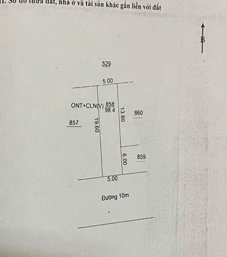 bán đất . DT 98 m2 . xã long thành nam . hòa thành