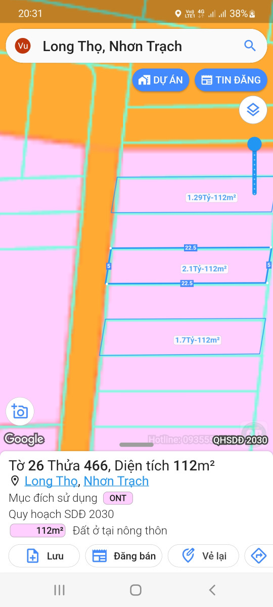 Nhà Đất Long Thọ Nhơn Trạch Đồng Nai