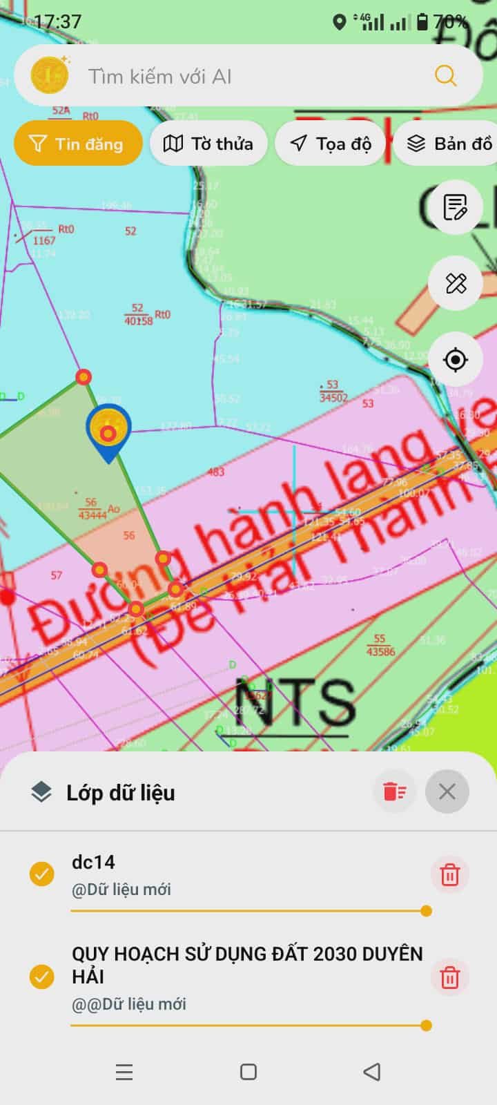 Cần bán đất NTTS 2 mặt tiền lộ nhựa , có đường điện 3 pha đầy đủ , có nhà cấp 4 ngang 10 dài 30 kiên cố , giá hợp lí