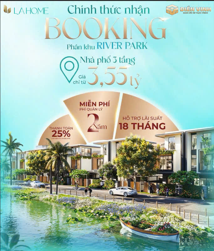 Nhà phố Mặt tiền đường 60m, 18m, 12m giá hiện tại chỉ từ 3,5 tỷ/căn