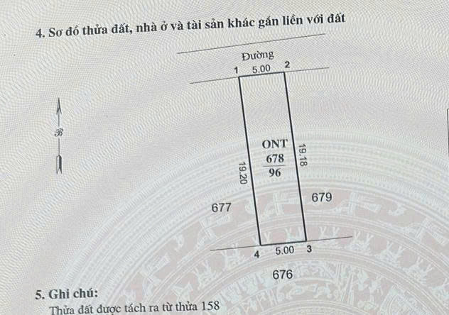 Bán đất 96m² ngang 5m giá 250 triệu tại Xã Lương Sơn Huyện Ninh Sơn