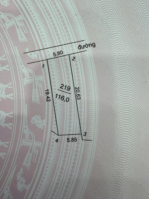 Bán đất 116m² ngang 5.80m giá 4.05 tỷ tại Xã Mai Đình Huyện Sóc Sơn