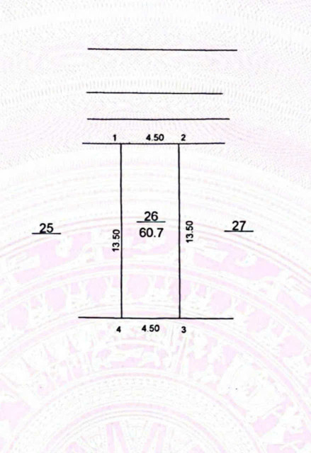 Bán đất 60.7m² ngang 4.5m giá 3 tỷ tại Xã Mai Đình Huyện Sóc Sơn