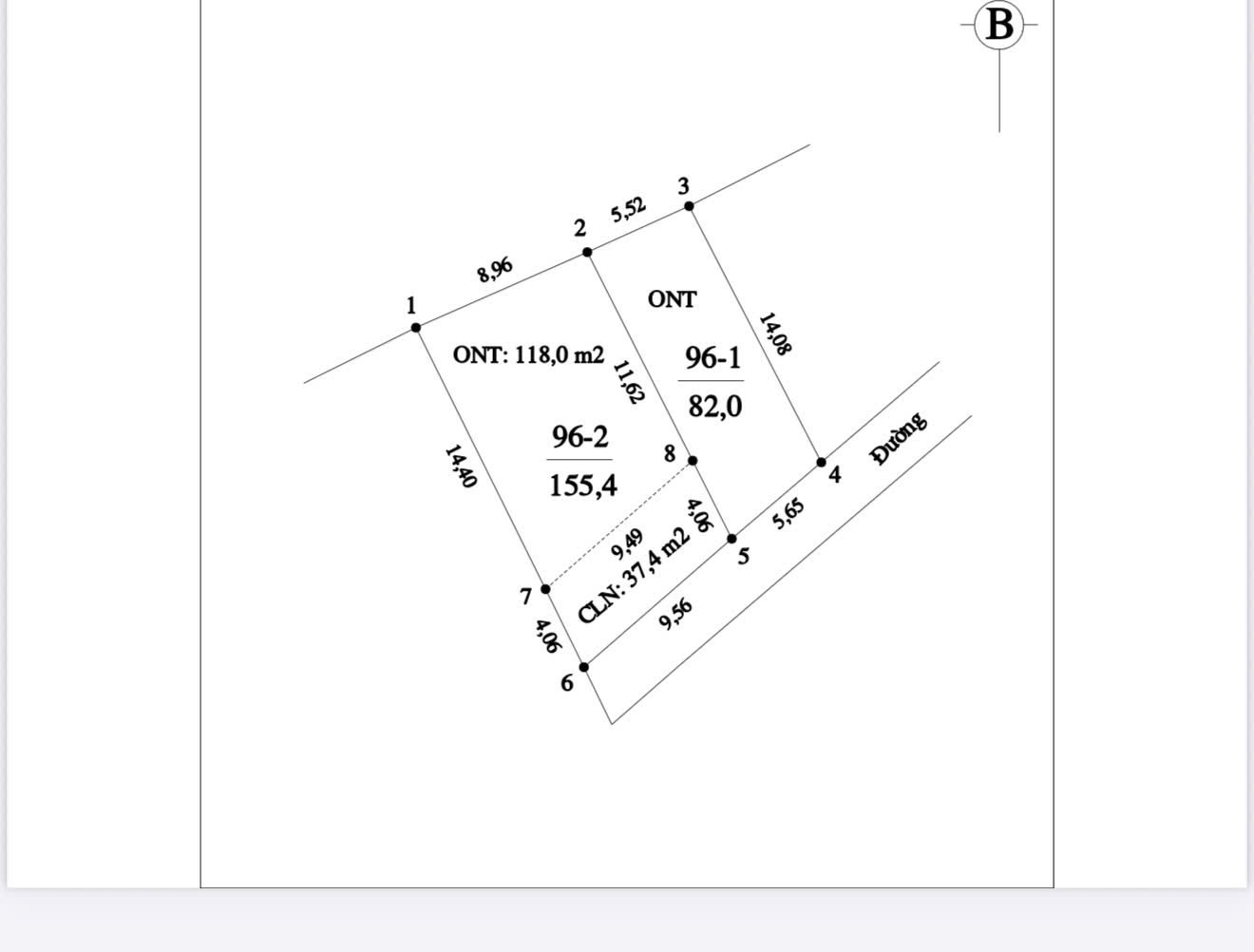 Bán đất 82m² ngang 5.52m giá 2.85 tỷ Xã Mê Linh