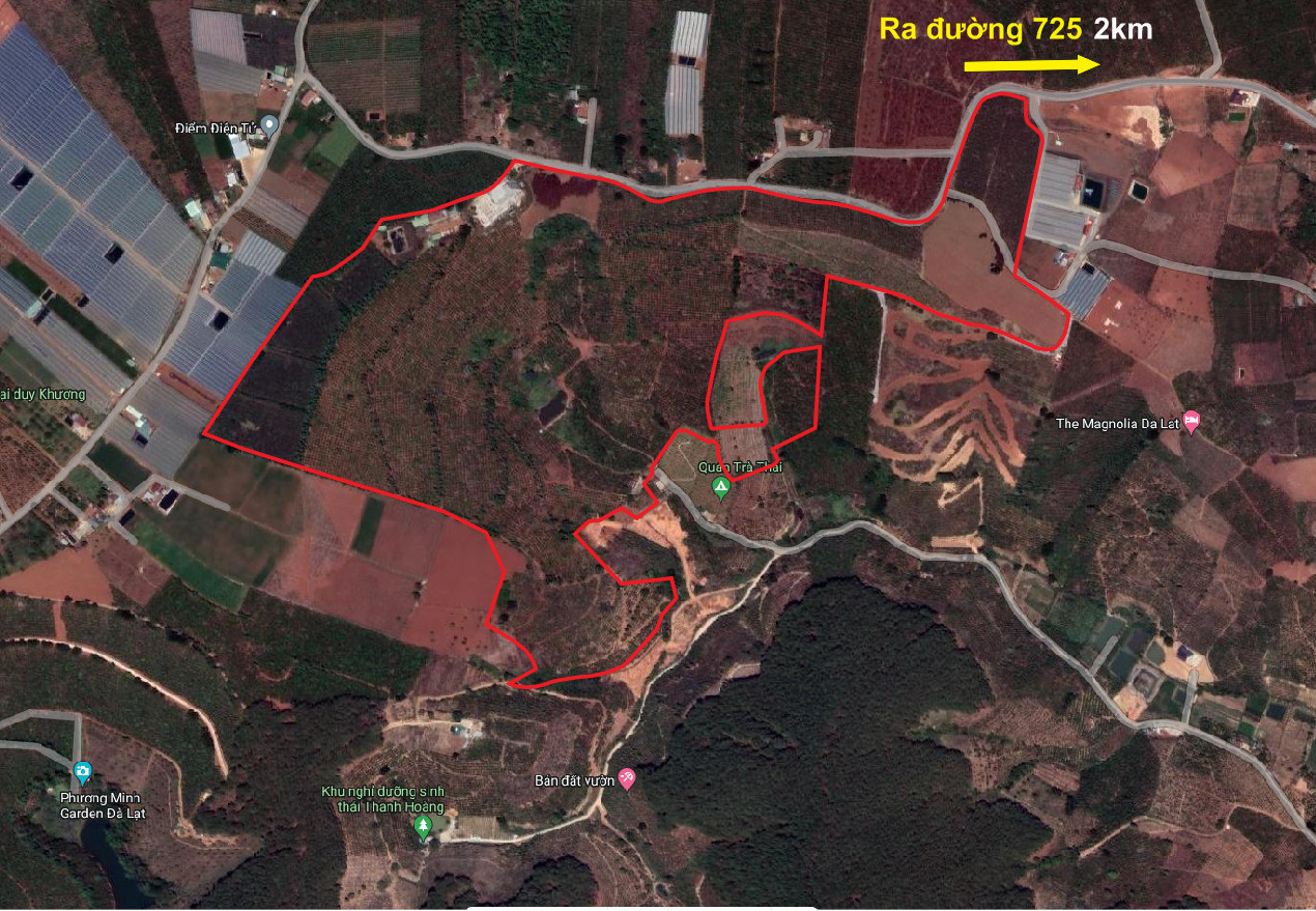 Bán  đất nông nghiệp 250000m² , giá 325 tỷ tại, Xã Mê Linh, Huyện Lâm Hà, Lâm Đồng