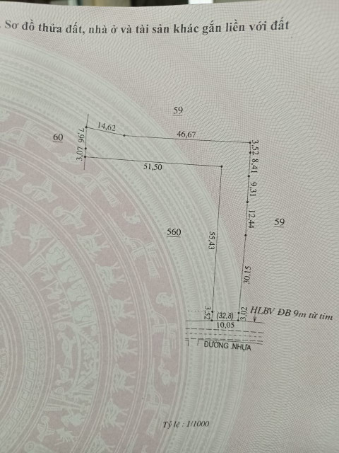 Bán đất 1.163mm² 850 triệu tại Xã Minh Đức Huyện Hớn Quản