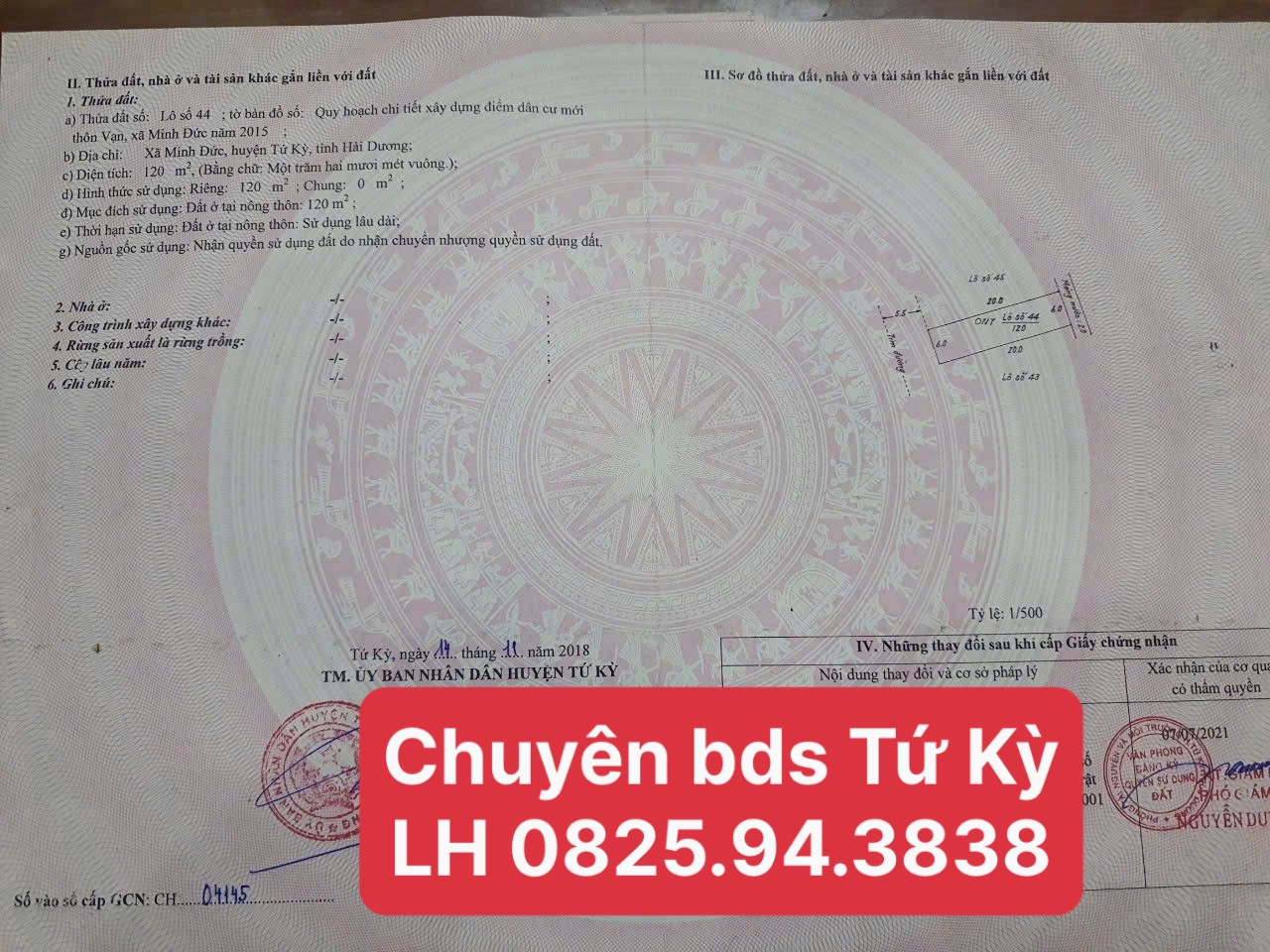 BÁN ĐẤT ĐẤU GIÁ MINH ĐỨC – SÁT KHU CÔNG NGHIỆP 🔥
