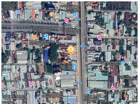 Bán đất 500m² 520 triệu tại Xã Minh Hưng Thị xã Chơn Thành