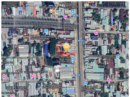 Bán đất 1125m² 890 triệu tại Xã Minh Hưng Thị xã Chơn Thành