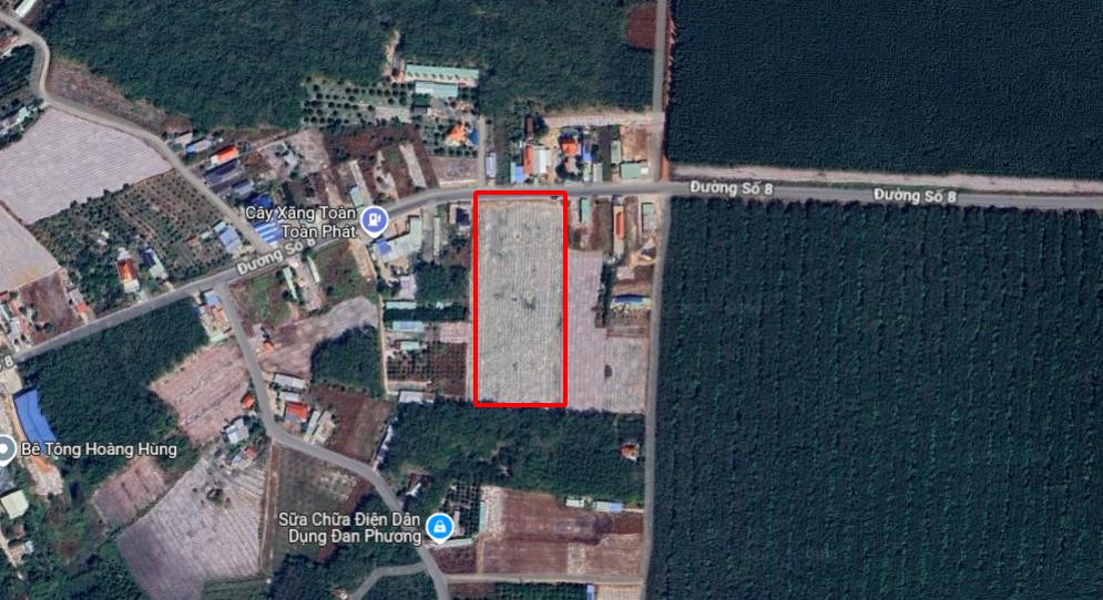 BÁN 2,1 HA KCN HÀN QUỐC ngang 100m giá 32 tỷ tại Xã Minh Hưng Thị xã Chơn Thành